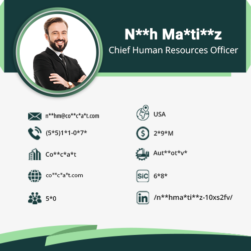 Chief Human Resources Officer Data Card